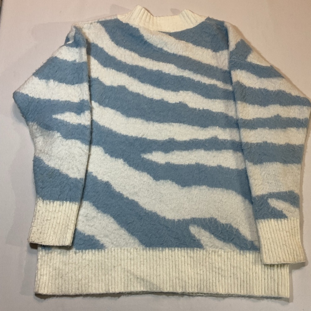 ZBCR Studios White/Blue Design Cardigan (No Tag) Size Large Vegapunk Gorosei - Picture 7 of 7